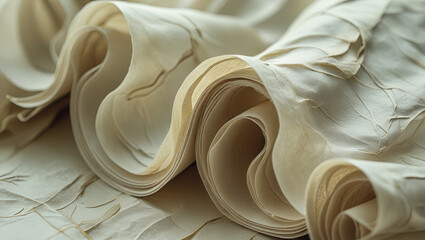 japanese washi paper close up