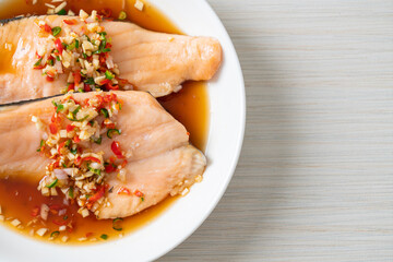 Poached Trout with Yuzu Ponzu Sauce