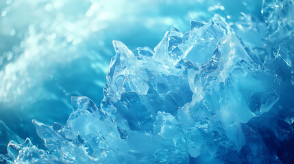 blue ice background/