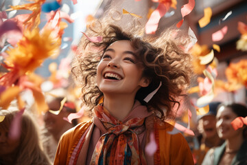 wind dances joyfully through scene, its playful nature breathing life into environment and infusing it with vibrant energy