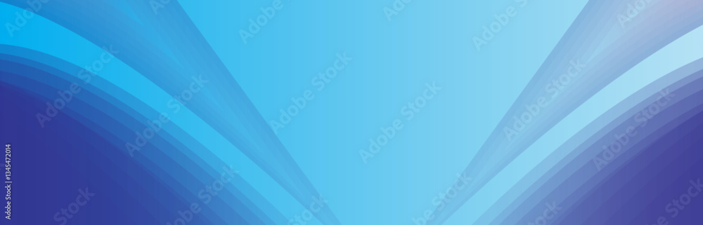 Aufkleber abstract gradient background with minimalist design and curved patterns.