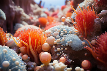 Within seemingly lifeless sand lies a vibrant tapestry of microorganisms, minerals, and intricate life forms, all thriving in their own tiny ecosystems