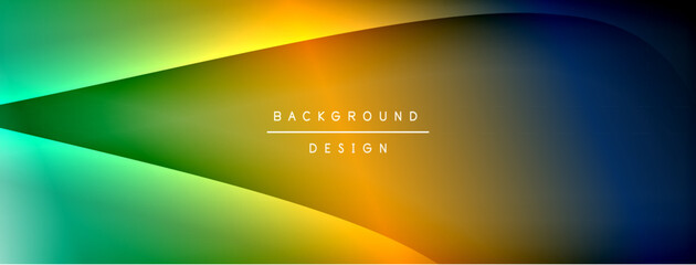Bright rainbow style color gradient with curve round shape line background. Vector Illustration For Wallpaper, Banner, Illustration, landing page