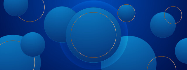 minimal and stylish abstract circle shapes geometric background vector illustration