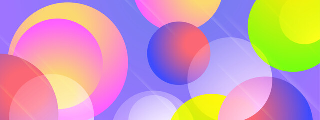 abstract colorful gradient geometric background vector illustration