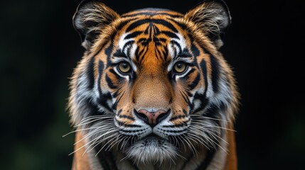 Fototapeta premium close up view of a powerful sumatran tiger