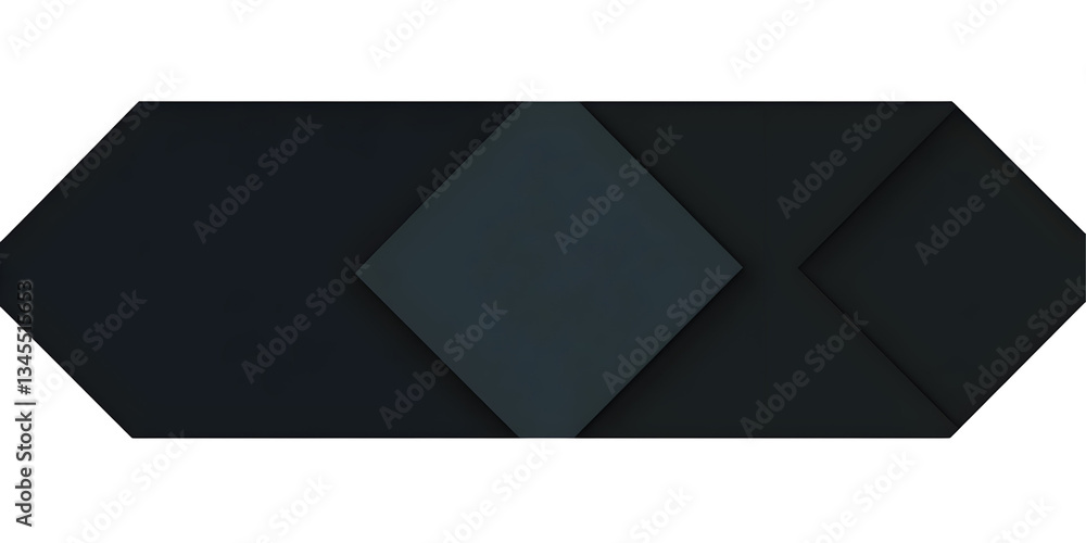 Aufkleber abstract background geometric shape design with modern dark black and gray triangle pattern illustra