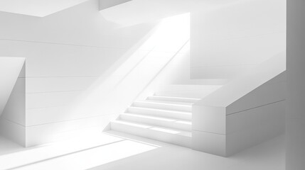 Modern graphic design studio corner showcasing clean, minimalist aesthetics and creative workspace design.