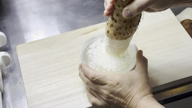 長いも料理を作ります