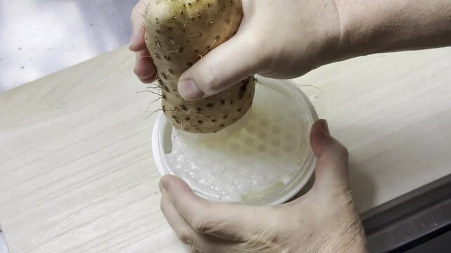 長いも料理を作ります