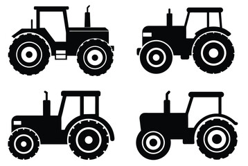 tractor isolated on white background