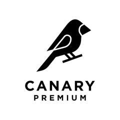 Canary Bird logo icon design illustration