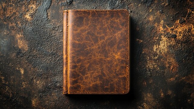 Rustic Leather Journal, Vintage Book Cover