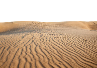 sand dune isolated on transparent background