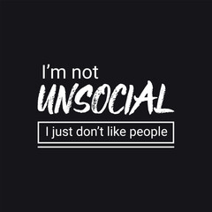 Unsocial