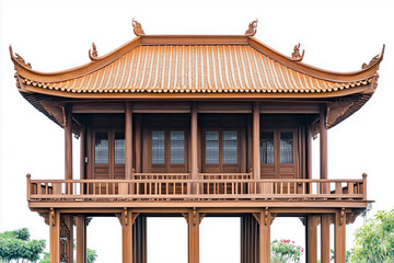 traditional Indonesian stilt house