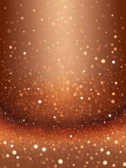 Golden Glitter Bokeh Background with Sparkling Lights for Festive and Elegant