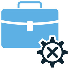 business failure icon vector representing economic loss, bankruptcy, and decline. Ideal for financial crisis, startup risks, and management mistakes.