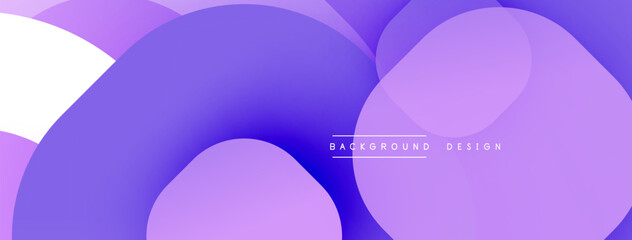 Abstract background with layered translucent gradient shapes