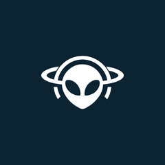 Obraz premium Alien invasion logo