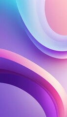 Fluid Light scape &ndash; Abstract Gradient Art in Soft Neon Hues