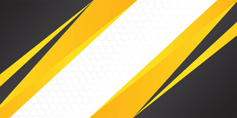 template corporate concept yellow black grey and white contrast background. Vector graphic design illustration, copy space