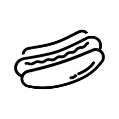Vector multi color icon for Hotdog