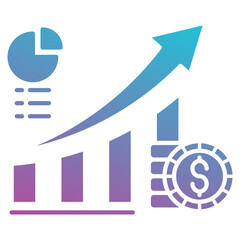 profits icon element for design