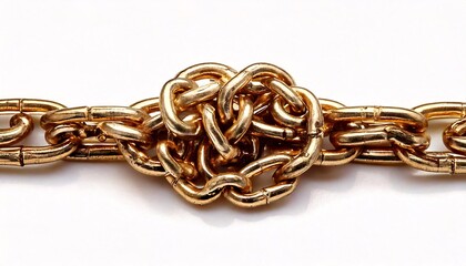 Obraz premium chain link metal steel 