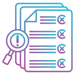 Risk Assessment icon element for design