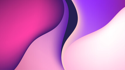 colorful abstract shapes create a lively and dynamic background design filled with vibrant hues and smooth curves vector illustration