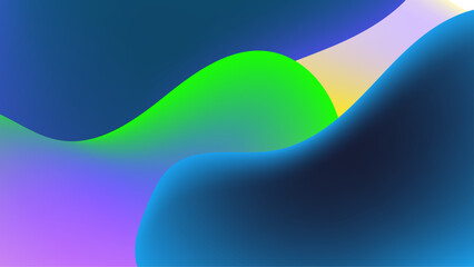 colorful abstract background with smooth curves and gradients displaying various shades vector illustration