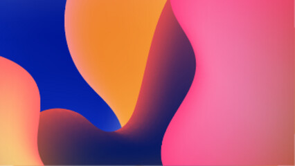 colorful abstract background with smooth curves and gradients displaying various shades vector illustration