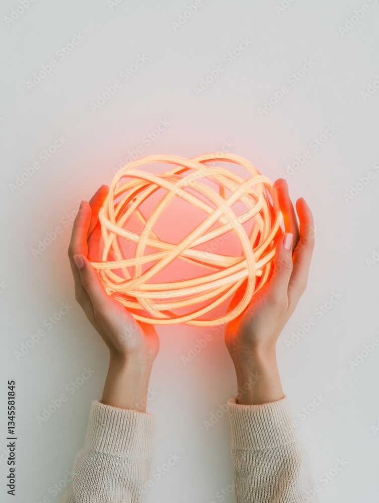 Poster Luminous Nexus Innovative Digital Connectivity Visualization with AI-Powered Networking Sphere - Transformative Tech Interaction and Global Communication Design