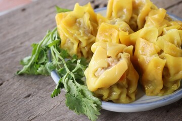 Dumpling dim sum Chinese food