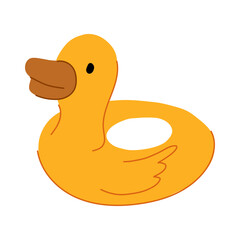 laughter bath toy cartoon vector illustration