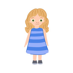 friends doll toy cartoon vector illustration