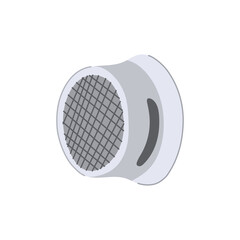 kitchen faucet aerator cartoon vector illustration