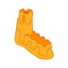 beach sand toy cartoon vector illustration