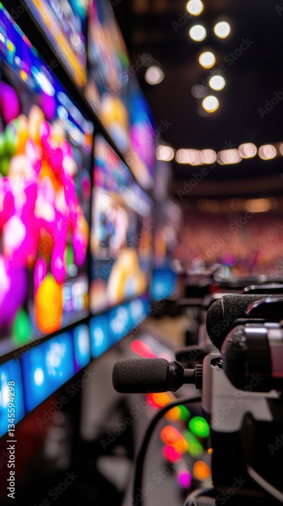 Fototapete immersive digital broadcast tech high-performance esports production ecosystem with cutting-edge mul