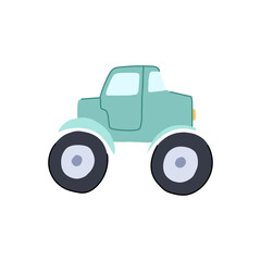 control toy car cartoon vector illustration