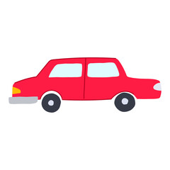 model toy car cartoon vector illustration