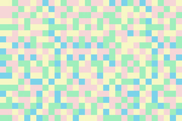 abstract background with pixel squares seamless pattern 
