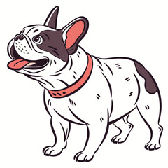French Bulldog Vector Illustration