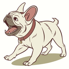 French Bulldog Vector Illustration