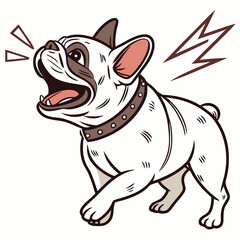 French Bulldog Vector Illustration