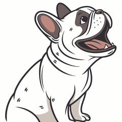 French Bulldog Vector Illustration