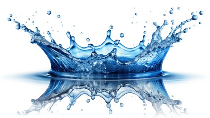 Silhouette Splash Water Photography: High-Resolution White Background Images