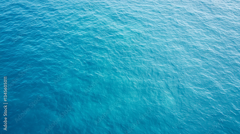 Poster oceanic embrace: an expansive view of the open ocean, the surface shimmering with varying shades of 