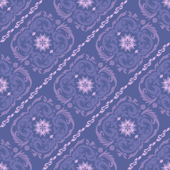 Classic damask vector ,Seamless vector ,Damask 